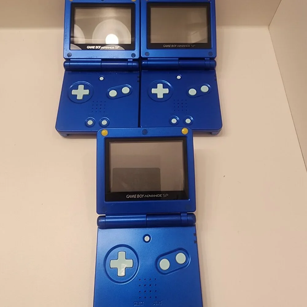 1X Rare Nintendo Blue Gameboy Advance SP 100% GENUINE Rockman (Japanese Megaman)